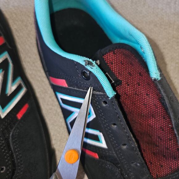 New Balance Jamie Foy #306 Mens Skate Skateboard Shoes Black and Red Size 9.5 - Picture 6 of 9